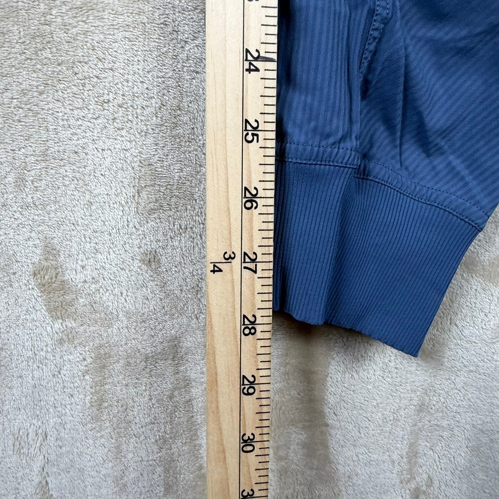 Lululemon Beyond the Studio Jogger Blue Textured Pinstripe Pants Size 8 - Picture 7 of 8